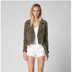 BLANKNYC Suede Moto Jacket